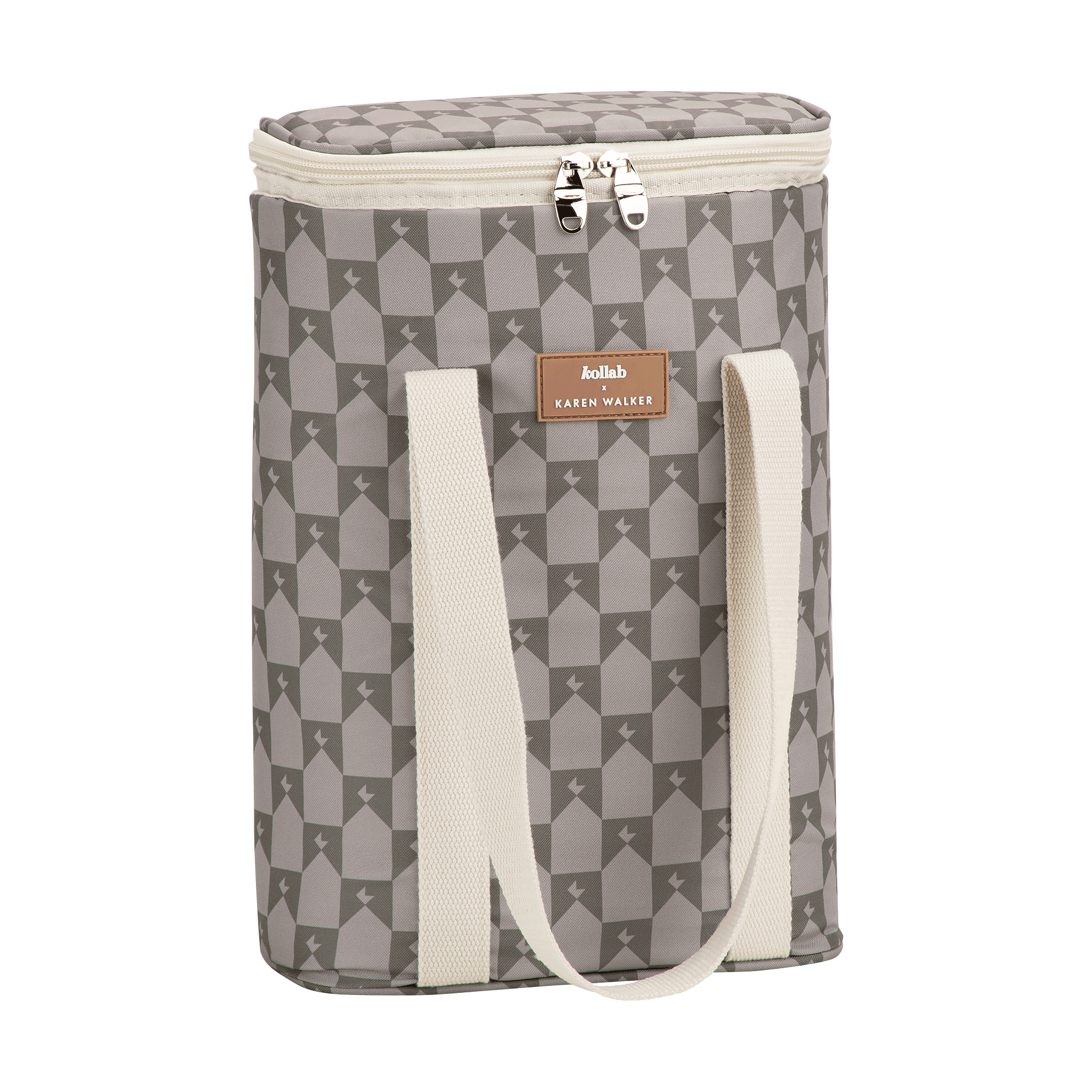 Wine Cooler Bag Kollab x Karen Walker Sage Monogram