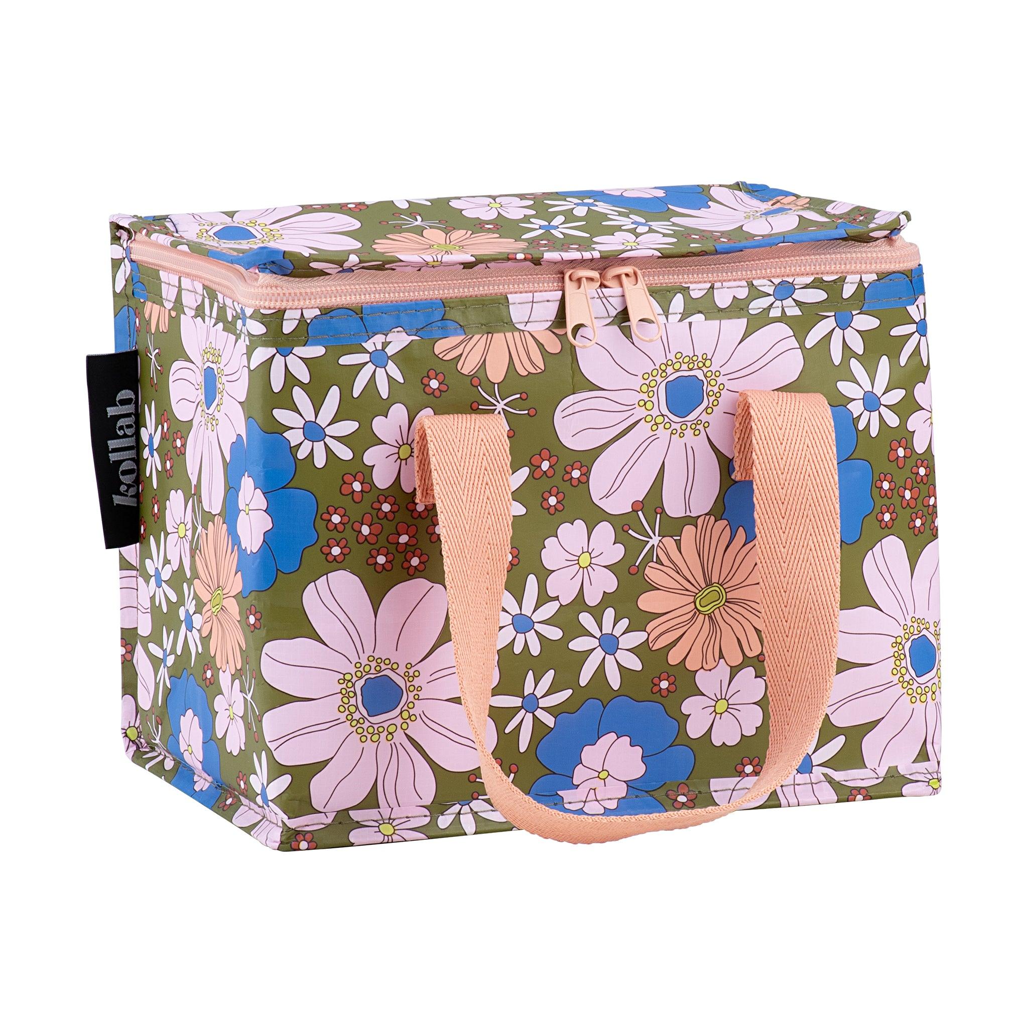 Buy Lunch Box Blue Flowers by Kollab Australia