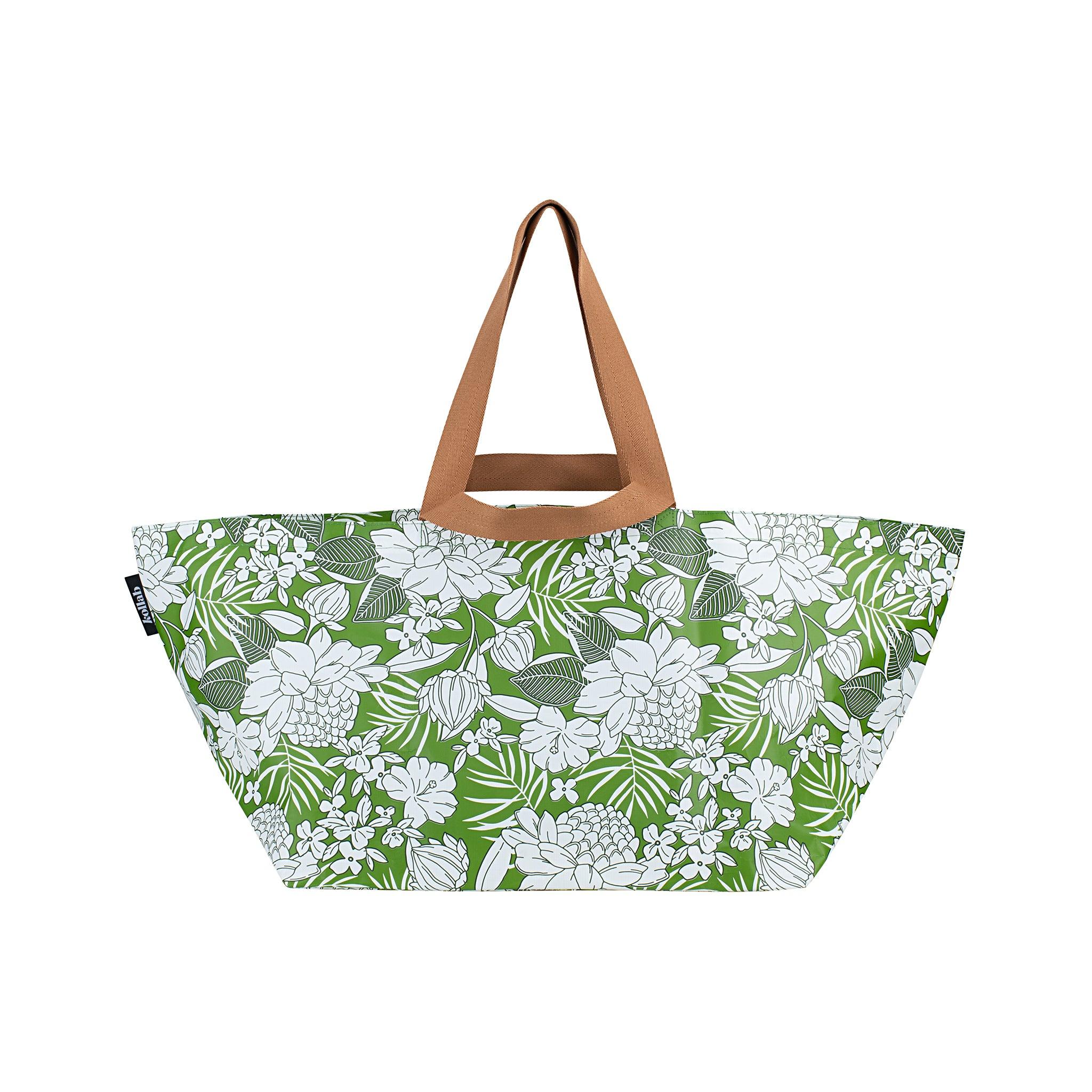 Green on sale beach bag