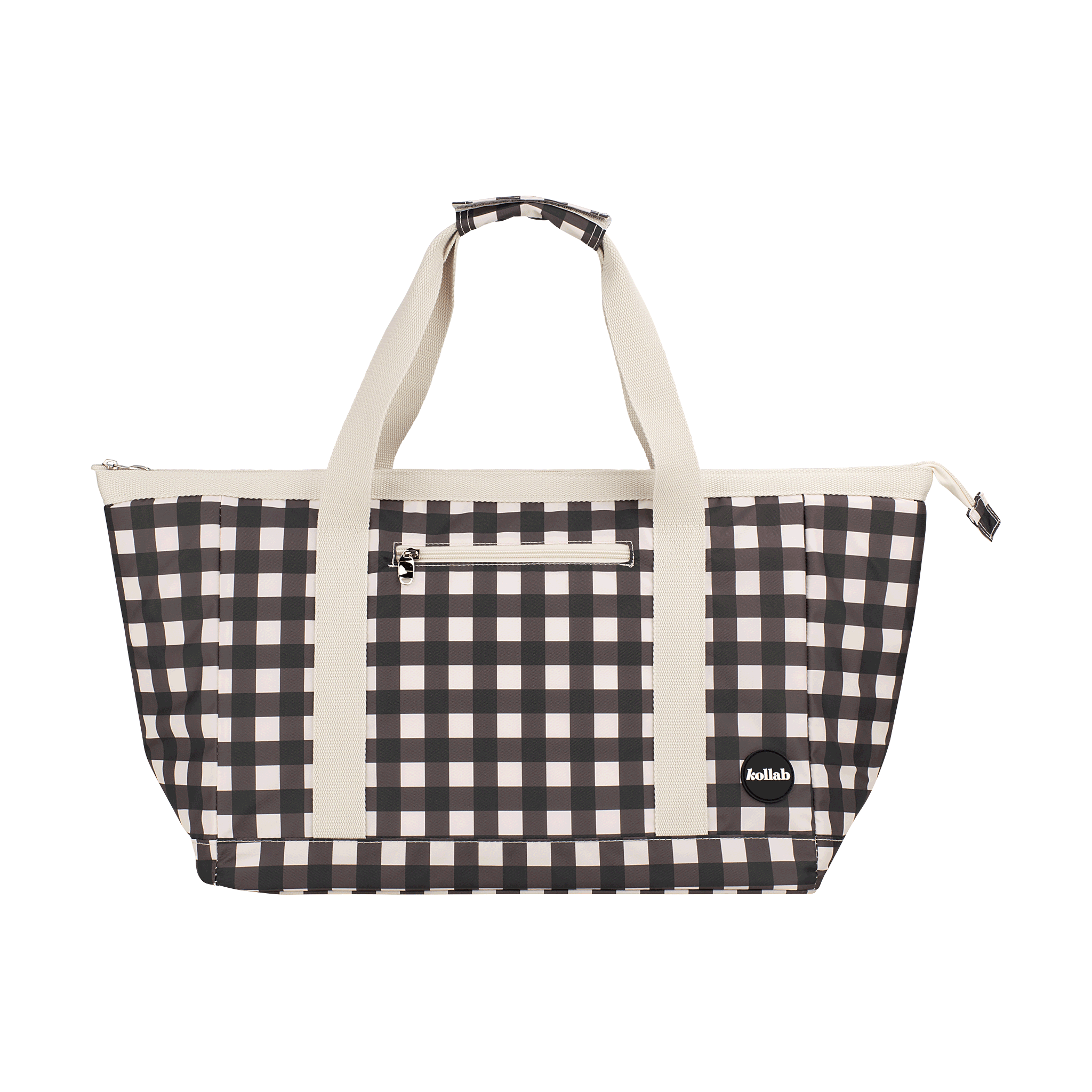Tote Bag Black Check – Kollab