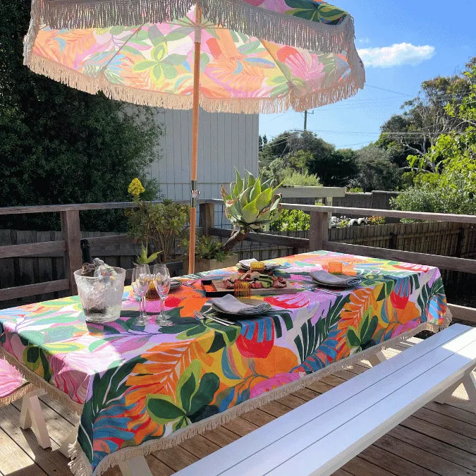 Outdoor tablecloth best sale