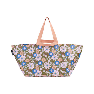 Beach Bag Blue Flowers - Kollab Australia