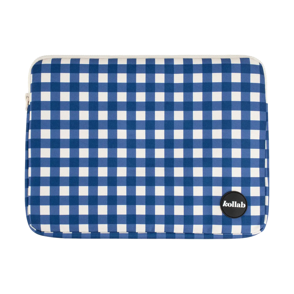 Laptop Case Blue Check – Kollab
