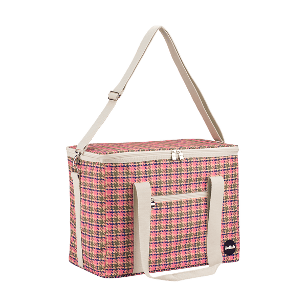 Picnic Bag Pink Houndstooth – Kollab