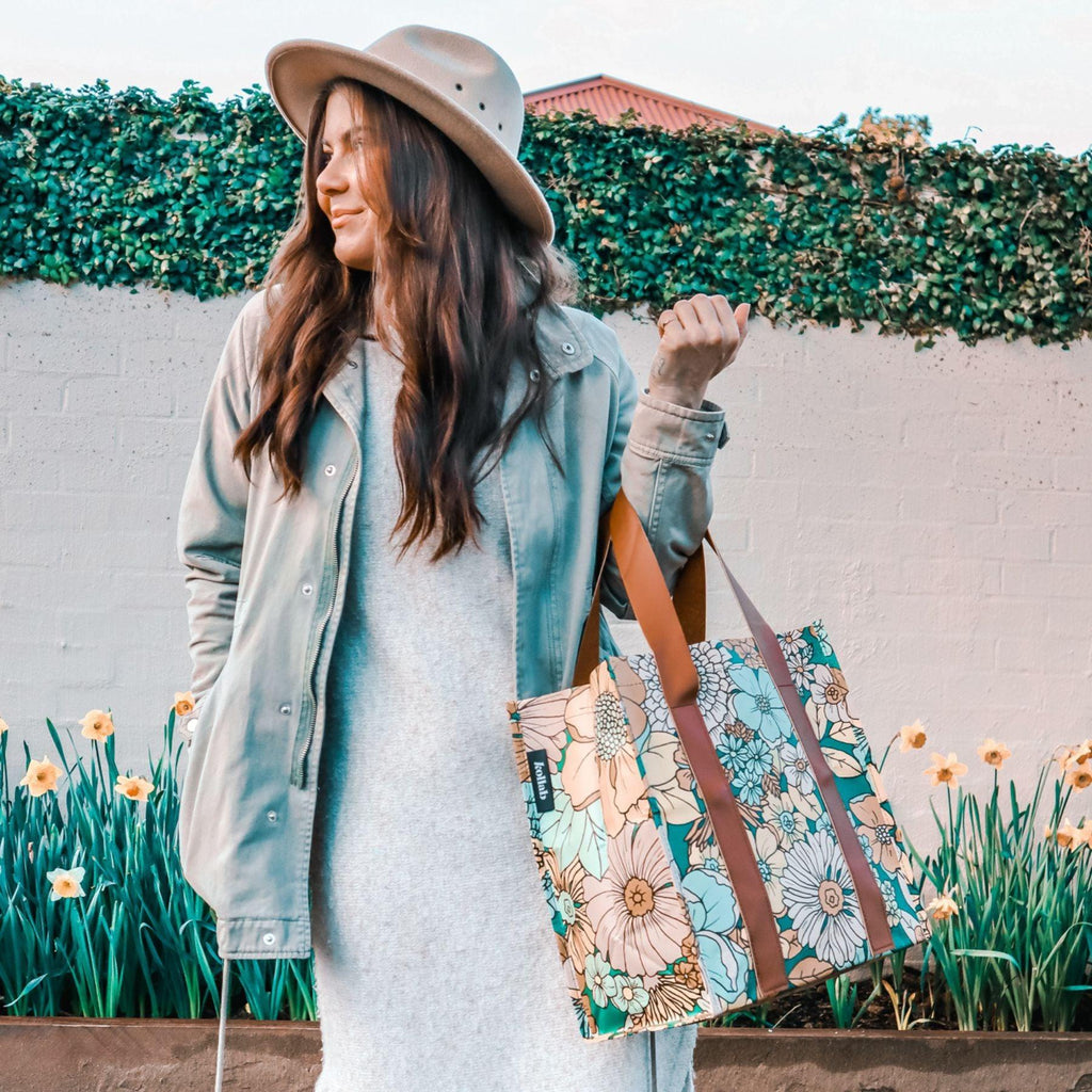 Market Bag Green Garden - Kollab Australia