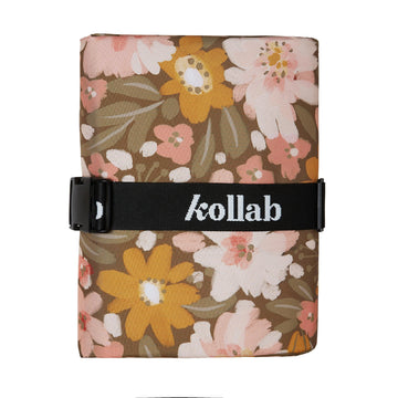 Picnic Mat Khaki Floral - Kollab Australia