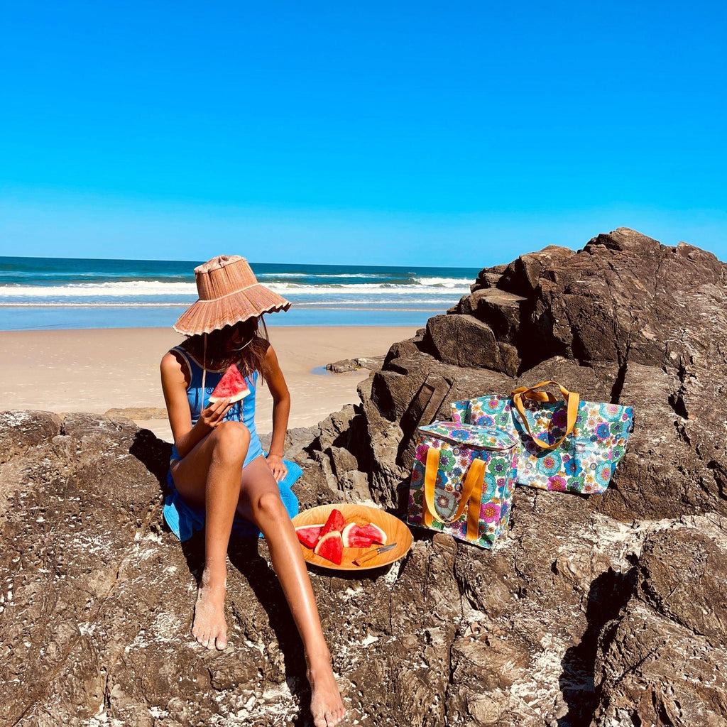 Market bag Ocean Floral - Kollab Australia
